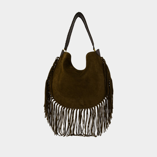 Sac Porté Épaule Oskan Soft Ga - Isabel Marant - Cuir - Marron