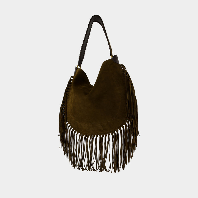 Sac Porté Épaule Oskan Soft Ga - Isabel Marant - Cuir - Marron