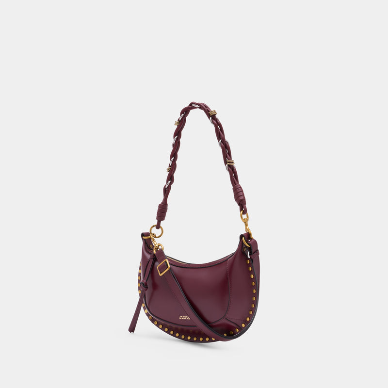 Sac À Bandoulière Oskan Moon Gd - Isabel Marant - Cuir - Bordeaux