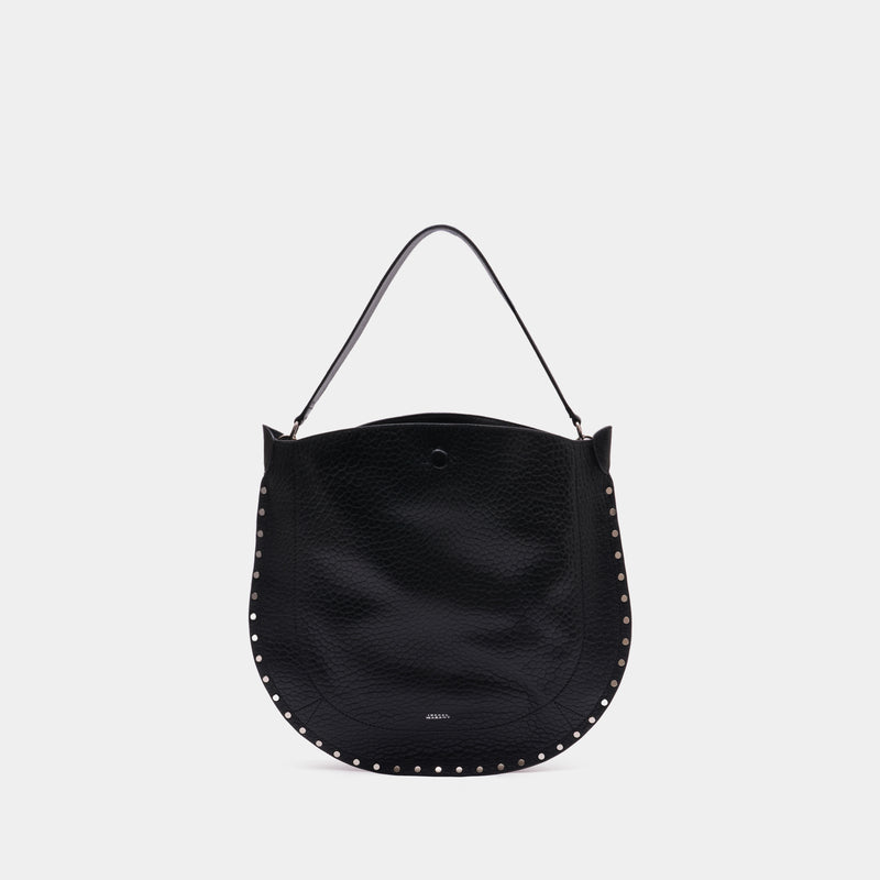 Sac Porté Épaule Oskan Gd - Isabel Marant - Cuir - Noir