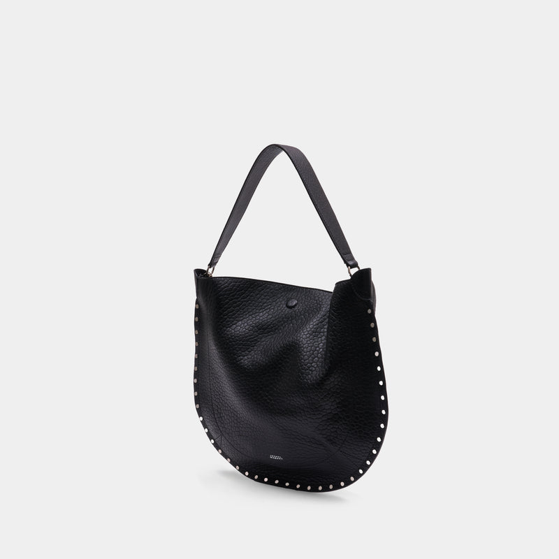 Sac Porté Épaule Oskan Gd - Isabel Marant - Cuir - Noir