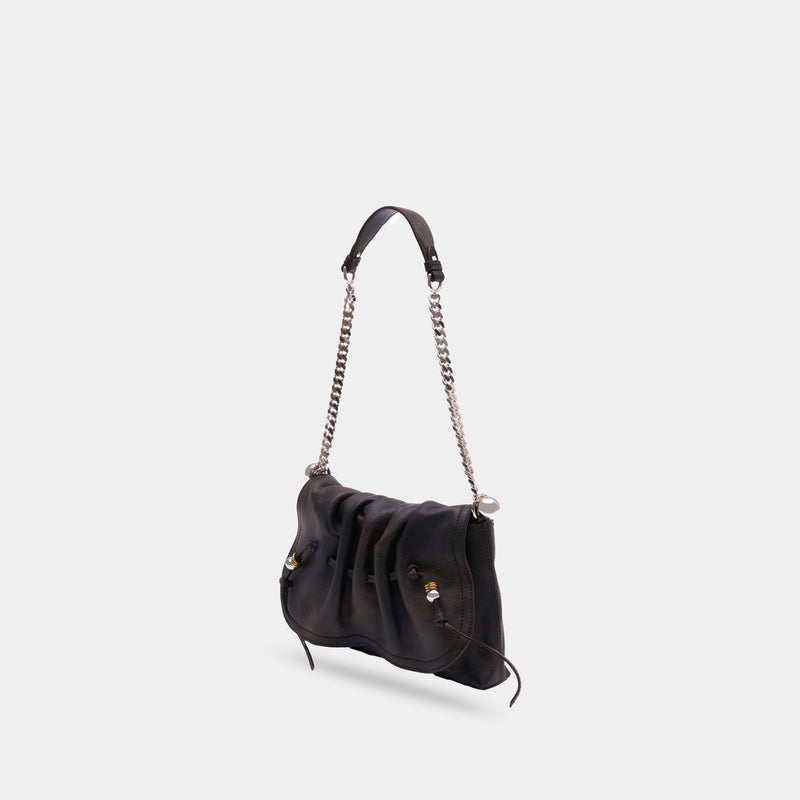 Sac Porté Épaule Bolton Pouch Gd - Isabel Marant - Cuir - Marron
