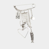 Broche Pendant Gd - Isabel Marant - Métal - Argenté