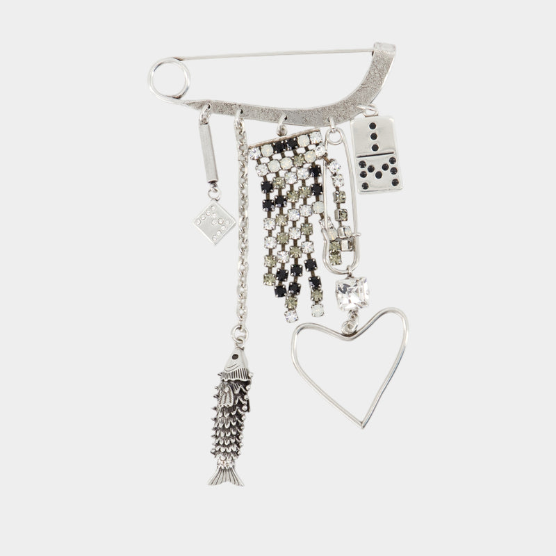 Broche Pendant Gd - Isabel Marant - Métal - Argenté
