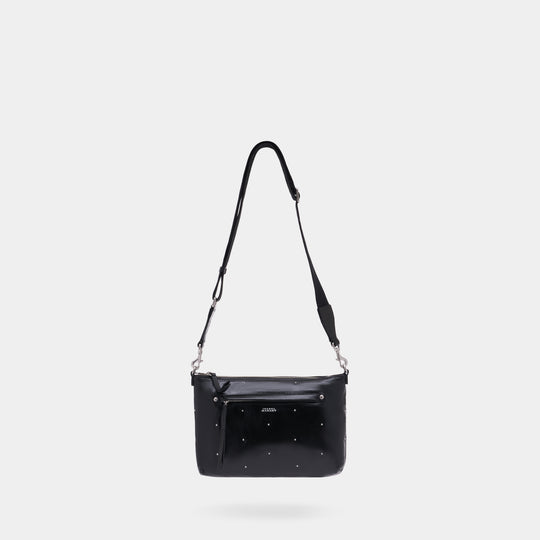 Sac Porté Épaule Nessah Gd - Isabel Marant - Cuir - Noir