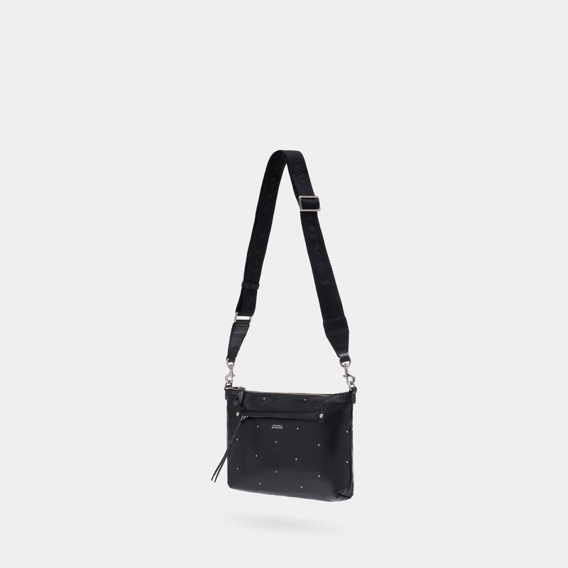 Sac Porté Épaule Nessah Gd - Isabel Marant - Cuir - Noir