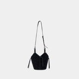Sac Porté Épaule Tampa Mini Gd - Isabel Marant - Cuir - Noir