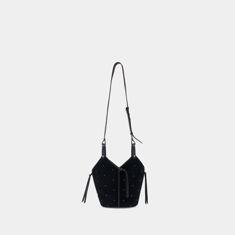 Sac Porté Épaule Tampa Mini Gd - Isabel Marant - Cuir - Noir