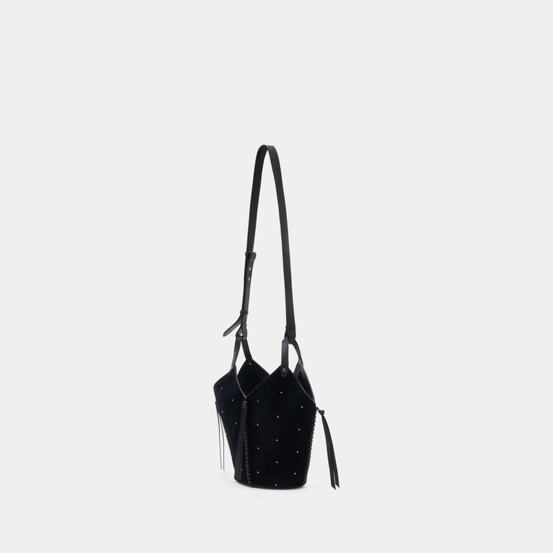 Sac Porté Épaule Tampa Mini Gd - Isabel Marant - Cuir - Noir