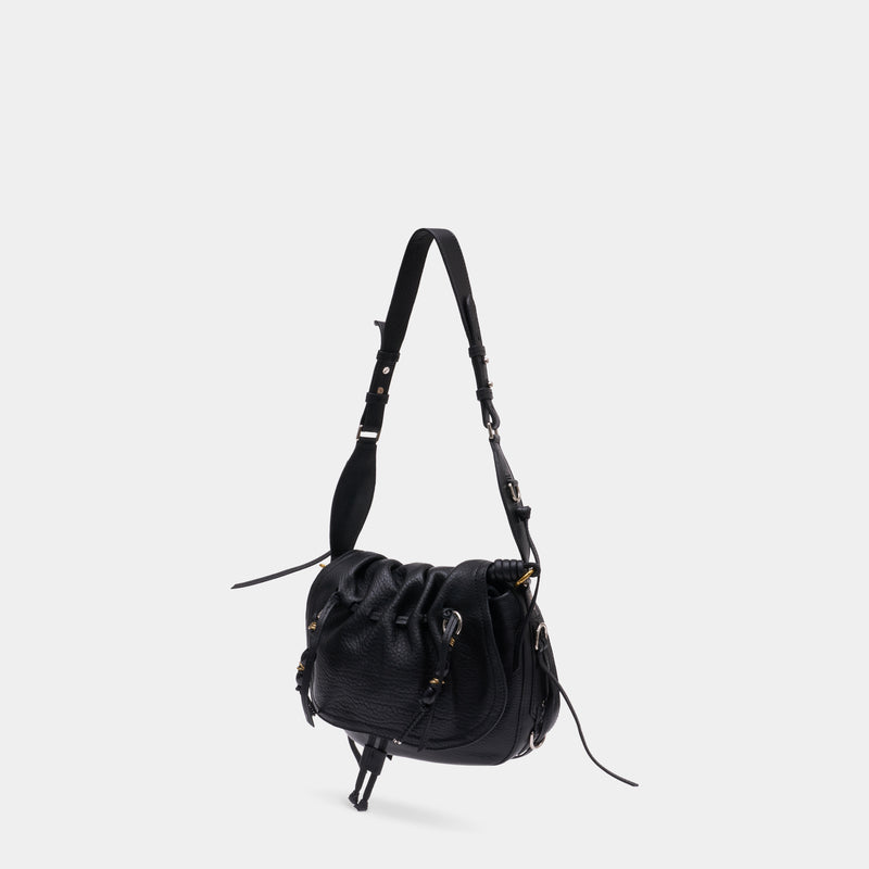 Sac À Bandoulière Bolton Gd - Isabel Marant - Cuir - Noir