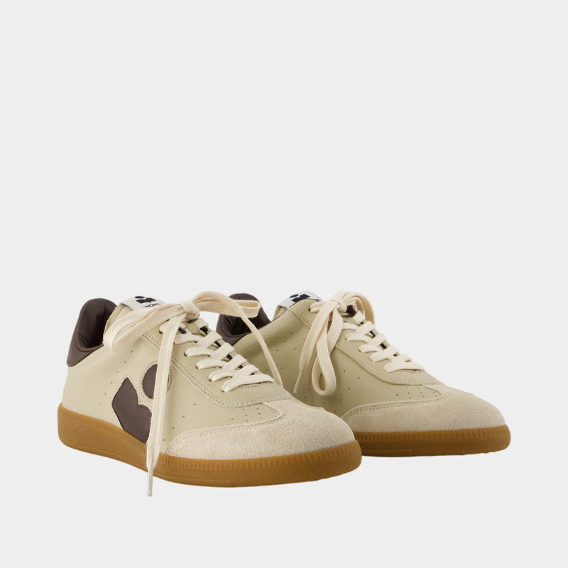 Sneakers Bryce Gd - Isabel Marant - Cuir - Beige