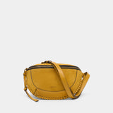 Sac à Bandoulière Skano Ga - Isabel Marant - Cuir - Jaune