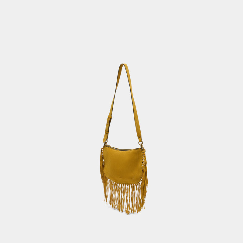 Sac Porté Épaule Oskan Soft Zip Ga - Isabel Marant - Cuir - Jaune