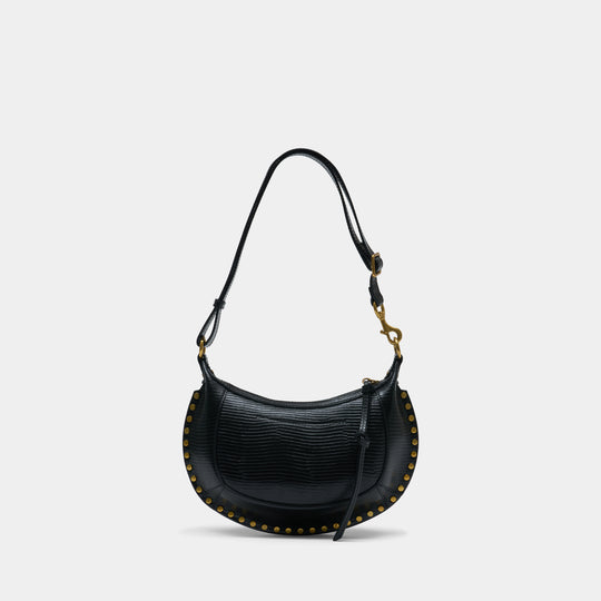 Sac Porté Épaule Oskan Moon Ga - Isabel Marant - Cuir - Noir