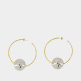 Boucles D'oreilles Hoops Ga - Isabel Marant - Métal - Doré