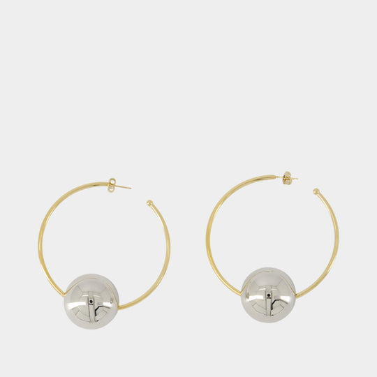 Boucles D'oreilles Hoops Ga - Isabel Marant - Métal - Doré