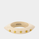 Bracelet Large - Isabel Marant - Métal - Doré