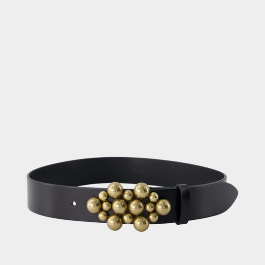 Ceinture Vickia Gb - Isabel Marant - Cuir - Noir