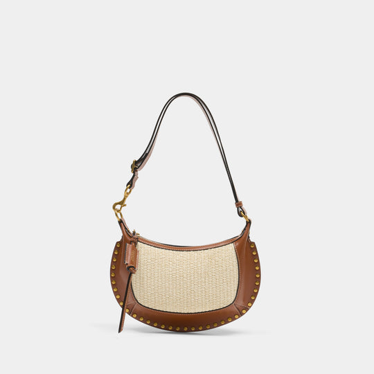 Sac Porté Épaule Oskan Moon Gc - Isabel Marant - Cuir - Beige