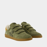 Sneakers Beth Gd - Isabel Marant - Cuir - Kaki