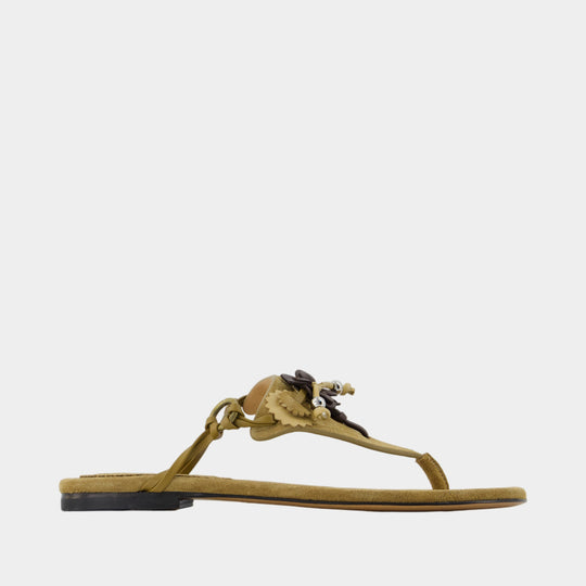 Sandales Elato Gd - Isabel Marant - Cuir - Marron