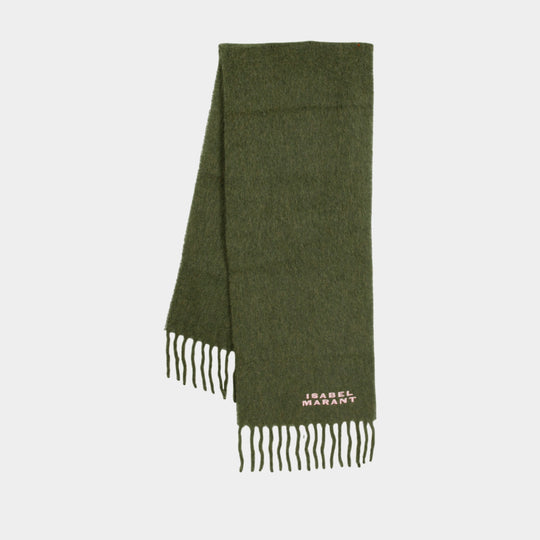 Écharpe Firny - Isabel Marant - Laine - Kaki