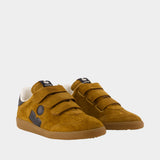 Sneakers Beth - Isabel Marant - Cuir - Kaki