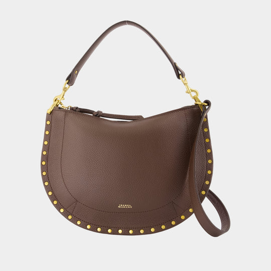 Sac À Bandoulière Oskan Soft Zip - Isabel Marant - Cuir - Marron
