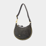 Sac Porté Épaule Oskan Moon - Isabel Marant - Cuir - Noir