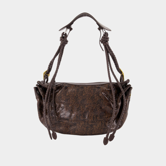 Sac À Bandoulière Maia Medium - Isabel Marant - Cuir - Marron
