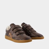 Sneakers Beth - Isabel Marant - Cuir - Marron