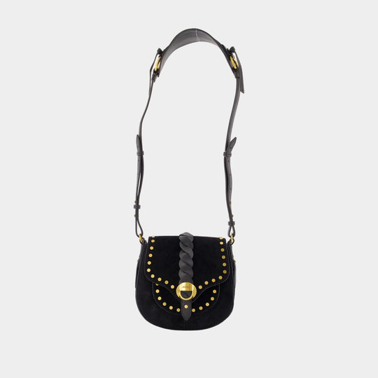 Sac À Bandoulière Altay Small - Isabel Marant - Cuir - Noir