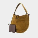 Sac Porté Épaule Oskan Soft - Isabel Marant - Cuir - Kaki