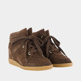 Sneakers Bobby - Isabel Marant - Cuir - Marron