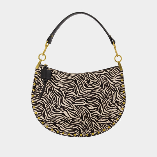 Sac À Bandoulière Oskan Soft Zip - Isabel Marant - Cuir - Noir