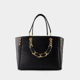 Sac Porté Épaule 1945 - Balmain - Cuir - Noir