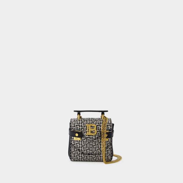 Sac À Bandoulière B-Buzz Mini 12 - Balmain - Cuir - Ivoire