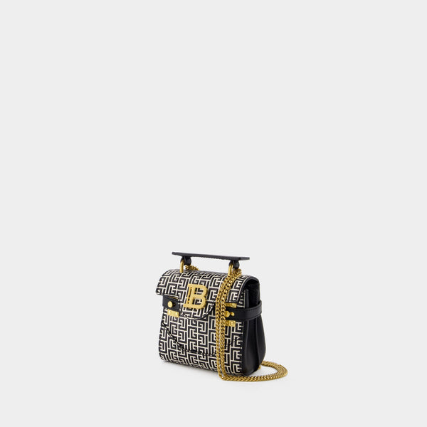 Sac À Bandoulière B-Buzz Mini 12 - Balmain - Cuir - Ivoire