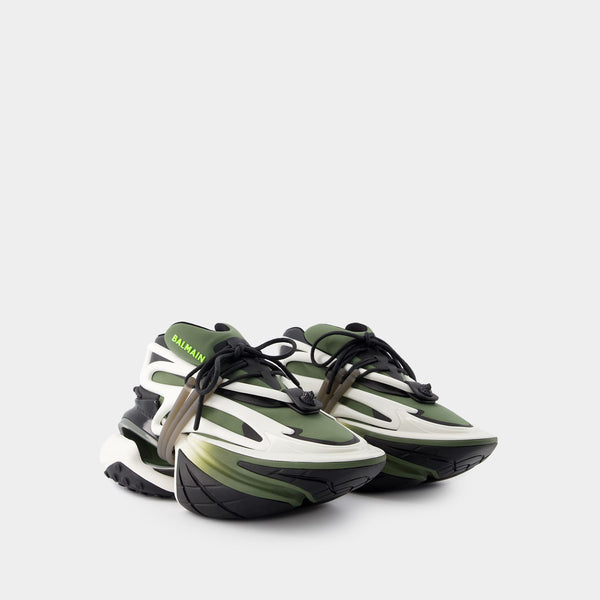 Sneakers Unicorn Low - Balmain - Cuir - Noir