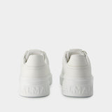 Sneakers B-Court - Balmain - Cuir - Blanc