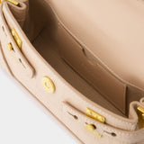 Sac À Bandoulière B-Buzz 19 - Balmain - Cuir - Beige