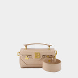 Sac À Bandoulière B-Buzz 19 - Balmain - Cuir - Beige