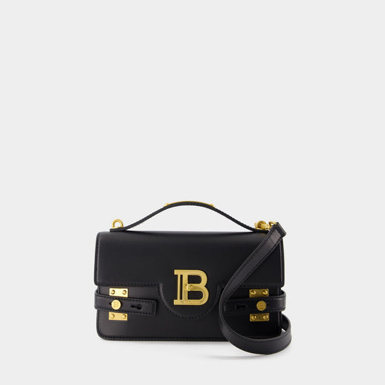 Sac À Bandoulière B-Buzz 24 - Balmain - Cuir - Noir