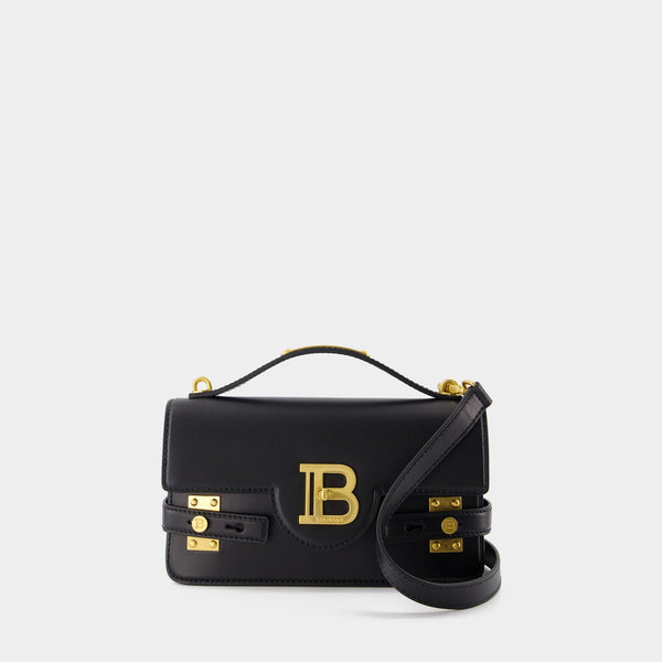 Sac À Bandoulière B-Buzz 24 - Balmain - Cuir - Noir