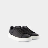 Sneakers B-Court - Balmain - Cuir - Noir/Blanc