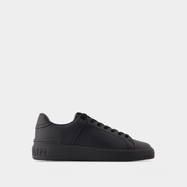 Sneakers B-Court - Balmain - Cuir - Noir