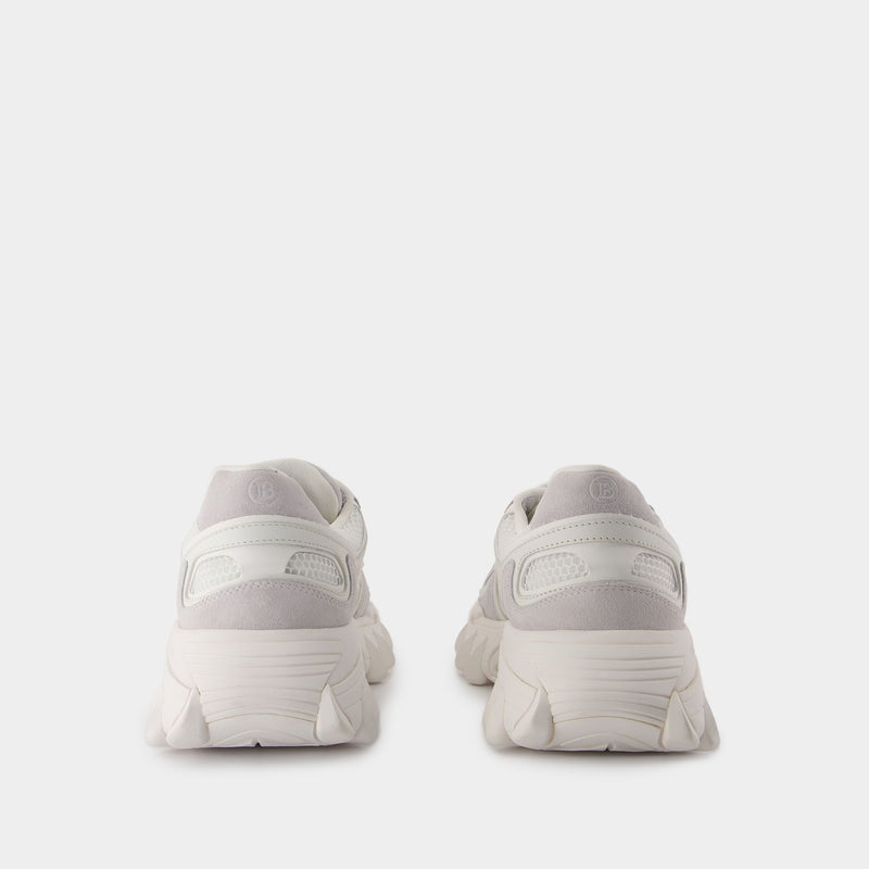 Sneakers B-East - Balmain - Cuir - Blanc