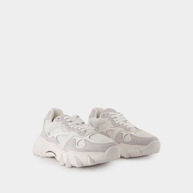 Sneakers B-East - Balmain - Cuir - Blanc