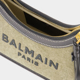 Sac Porté Épaule B-Army - Balmain - Toile - Kaki/Noir