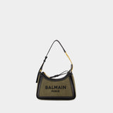 Sac Porté Épaule B-Army - Balmain - Toile - Kaki/Noir